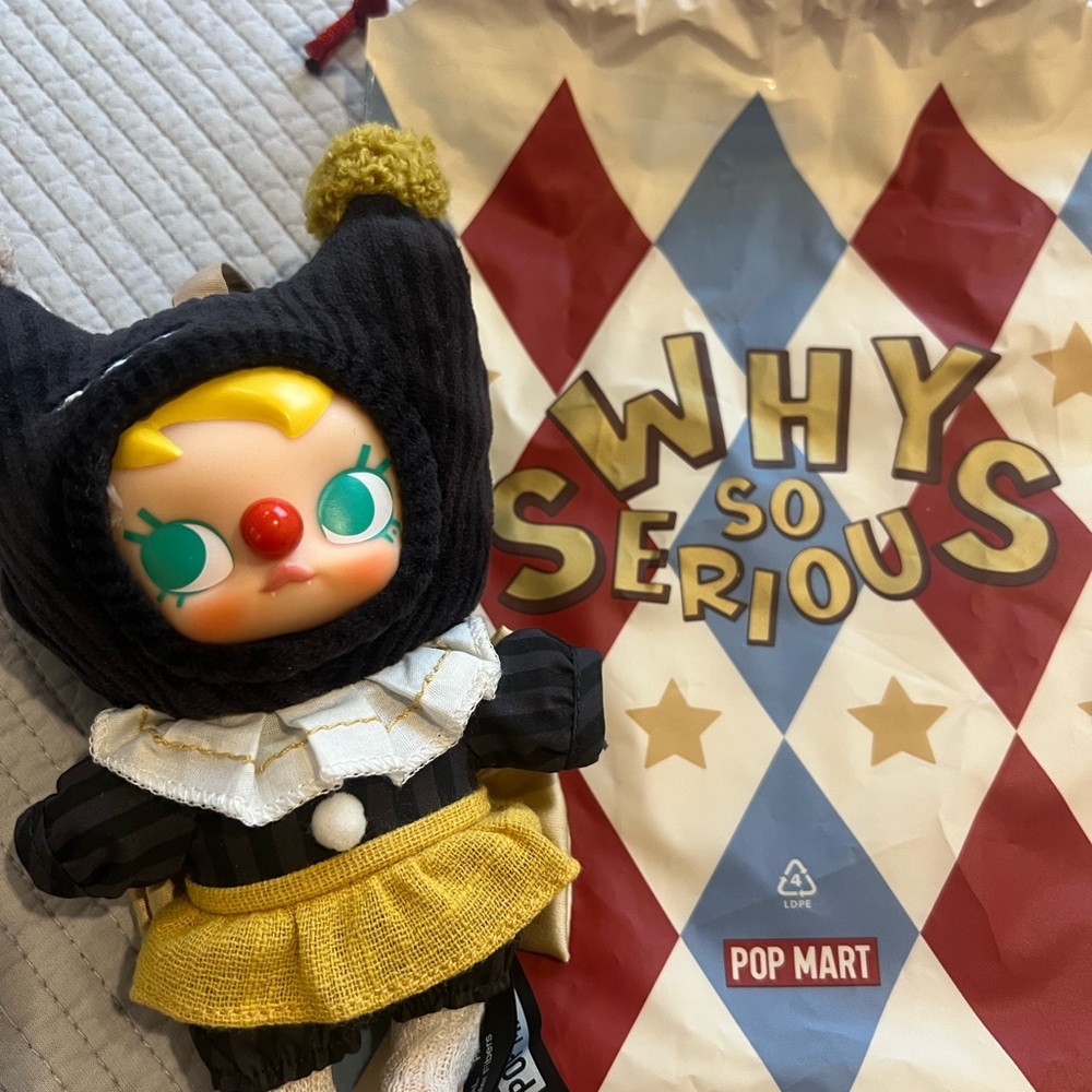 Authentic pop mart why so serious pendant
